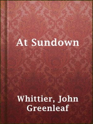 cover image of At Sundown
